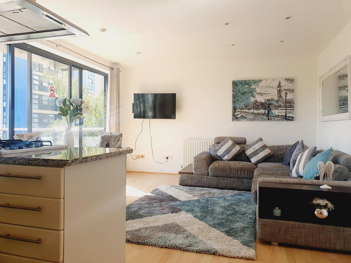 Luxury Canary Wharf Apartment With Free Parking Londen Buitenkant foto